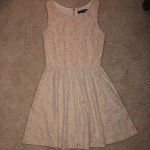 Cream lace dress